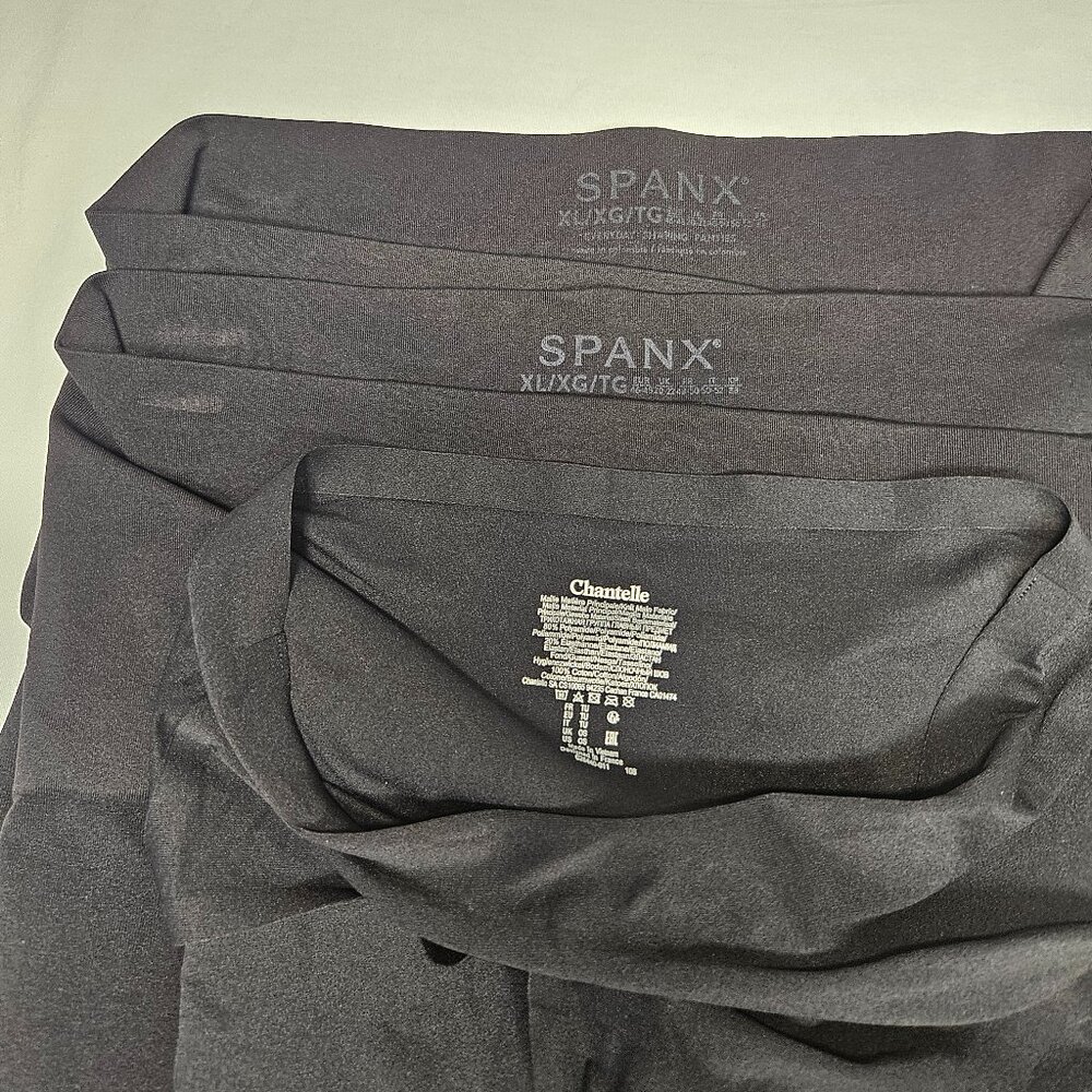 Shapewear XL Spanx 2 pair Boyshorts 1 pair Chantelle One Size Brief